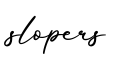 单词slopers书写