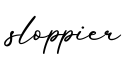 单词sloppier书写