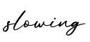 单词slowing书写