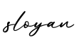 单词sloyan书写