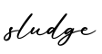 单词sludge书写