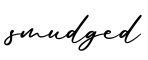 单词smudged书写