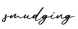 单词smudging书写