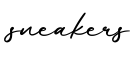 单词sneakers书写