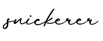 单词snickerer书写