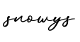 单词snowys书写