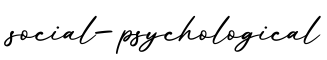 单词social-psychological书写