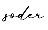 单词soder书写