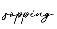 单词sopping书写