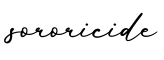 单词sororicide书写