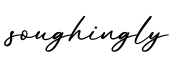 单词soughingly书写