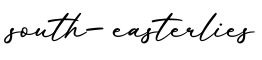 单词south-easterlies书写