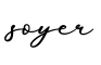 单词soyer书写