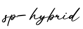 单词sp-hybrid书写