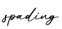 单词spading书写