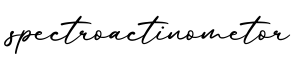 单词spectroactinometor书写