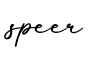 单词speer书写
