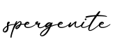 单词spergenite书写