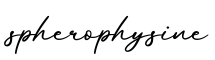 单词spherophysine书写