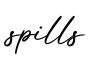 单词spills书写