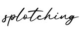 单词splotching书写