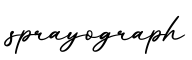 单词sprayograph书写