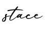 单词stace书写