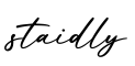 单词staidly书写