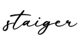 单词staiger书写