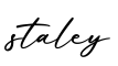 单词staley书写