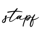 单词stapf书写