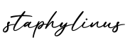 单词staphylinus书写