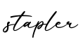 单词stapler书写
