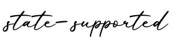 单词state-supported书写