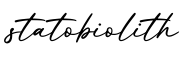 单词statobiolith书写