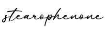单词stearophenone书写