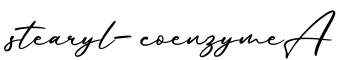 单词stearyl-coenzymeA书写
