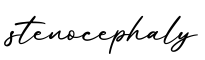 单词stenocephaly书写