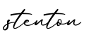 单词stenton书写