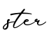 单词ster书写