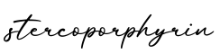 单词stercoporphyrin书写