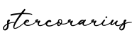 单词stercorarius书写