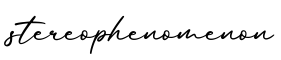 单词stereophenomenon书写