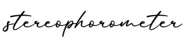 单词stereophorometer书写