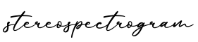 单词stereospectrogram书写