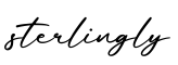 单词sterlingly书写