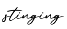 单词stinging书写