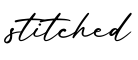 单词stitched书写