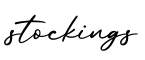 单词stockings书写
