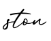 单词ston书写